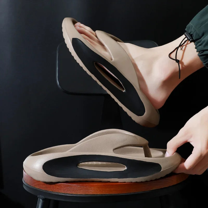 Men's flip-flops men's summer new EVA platform ins trend outdoor anti-slip clip sandals men by My Store