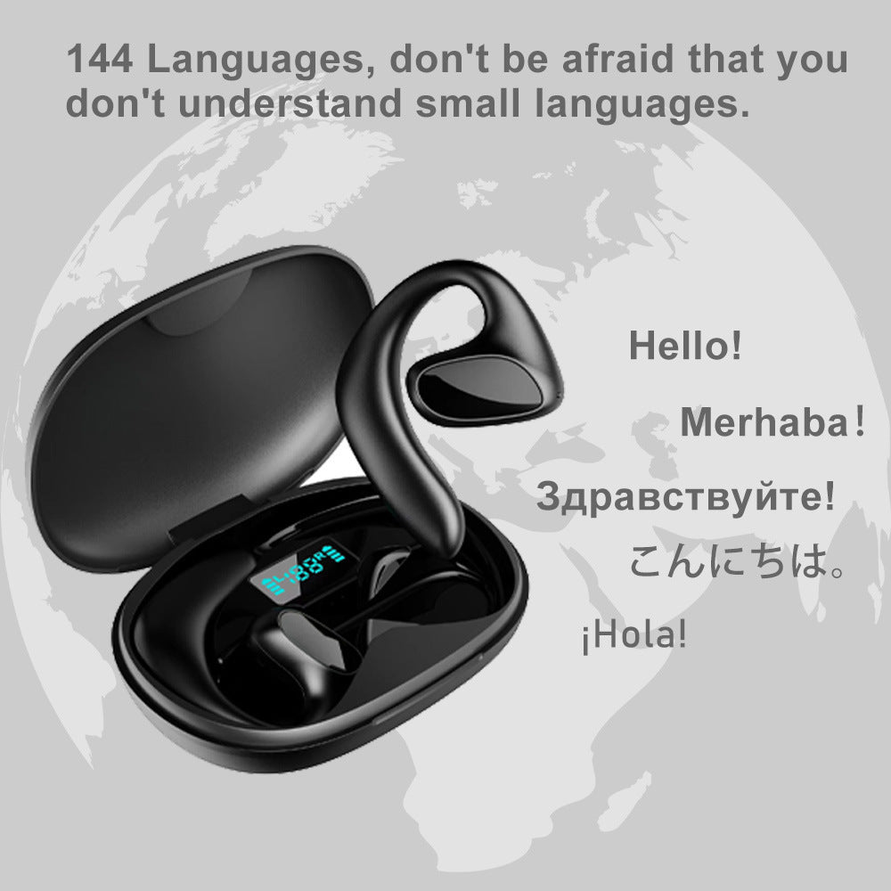 M8 INTELLIGENT AI TRANSLATION BLUETOOTH HEADSET CROSS-BORDER AMAZON TIKTOK POPULAR REAL-TIME SIMULTANEOUS INTERPRETATION TRANSLATION HEADSET