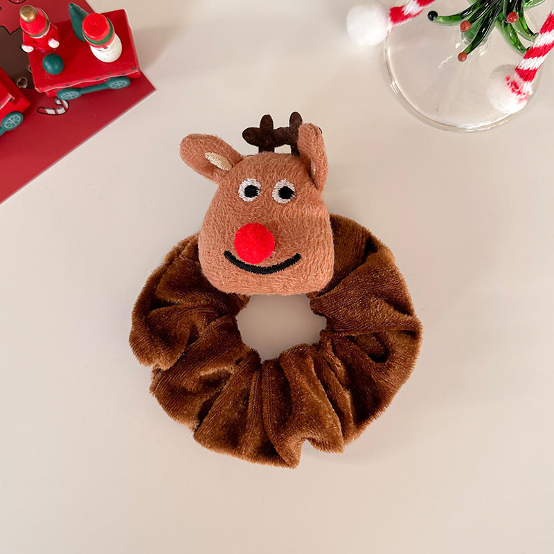 Christmas Tisi plush headband, elk snowman, lambhair headband, fall and winter women's hair bundle, headband, headband, hairpin