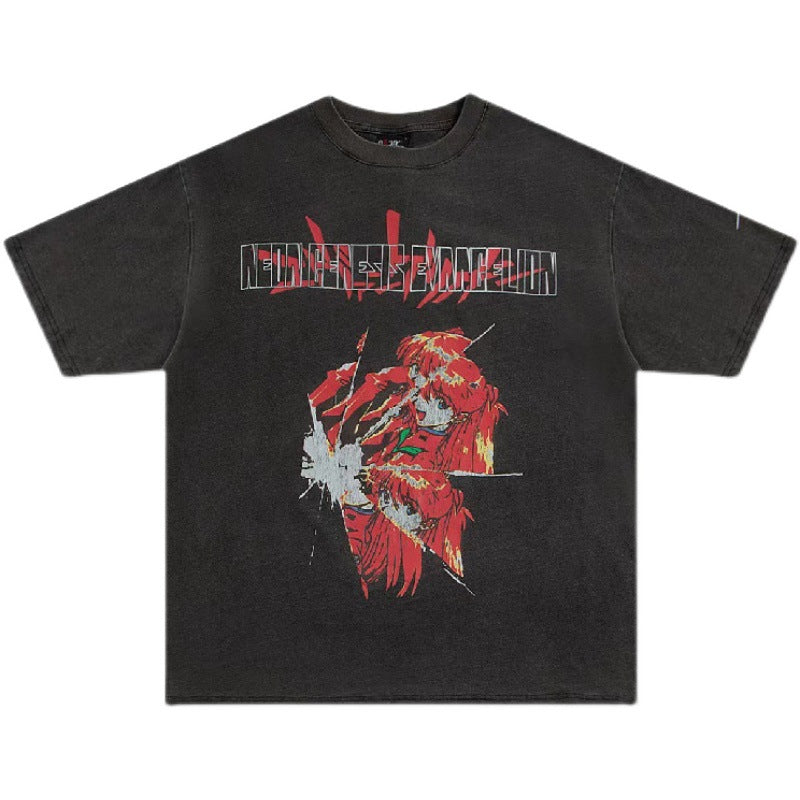 Vintage High Street Loose Short Sleeve T-shirt by My Store