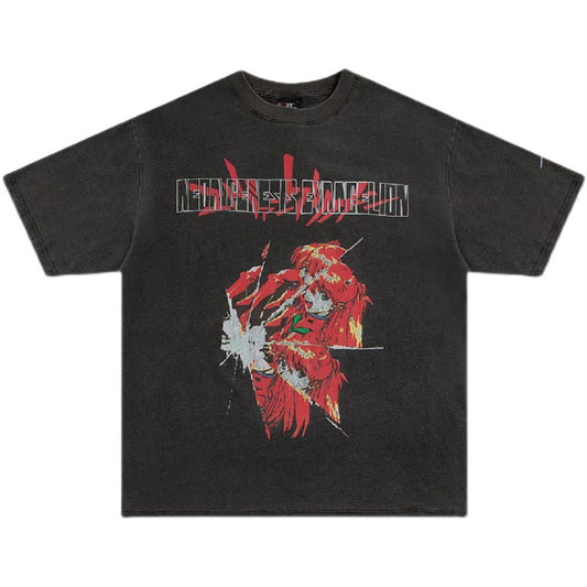 Vintage High Street Loose Short Sleeve T-shirt by My Store