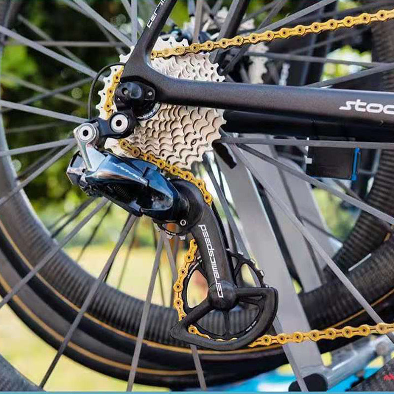 KMC chain mountain bike 8 9 27 single speed 10 speed 30 24 11 12 speed folding bike road bike chain by My Store