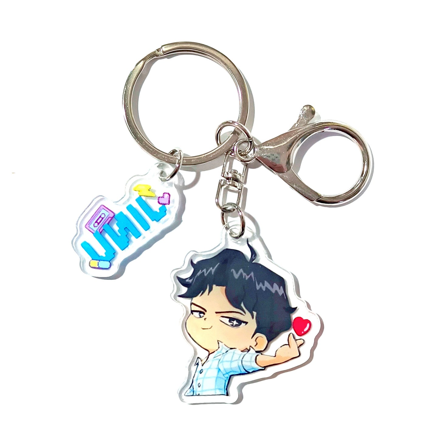 Kpop witch hunt group Rumi Zoe Mira Qin Yu peripheral cute acrylic keychain student school bag pendant