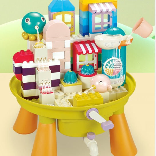 Cross-border children's toys, music game tables, multi-functional double-sided fun game tables, infant early education educational toys