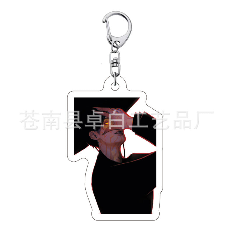 Kpop witch hunt group Rumi Zoe Mira Qin Yu peripheral cute acrylic keychain student school bag pendant