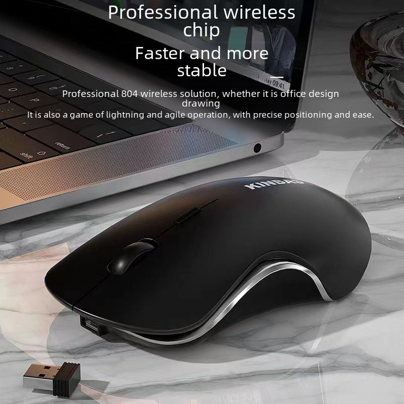 Mute Wireless Mouse Spot Bluetooth Dual Mode Charging Morandi Macaron Charging Game Office Girls Wholesale by My Store