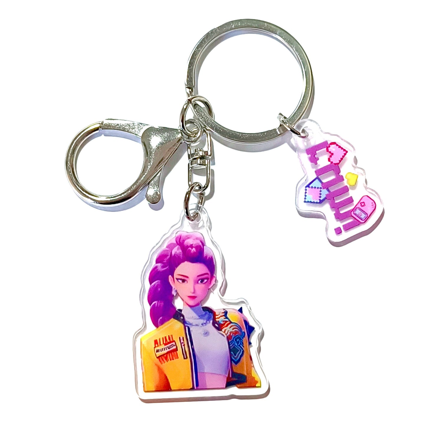 Kpop witch hunt group Rumi Zoe Mira Qin Yu peripheral cute acrylic keychain student school bag pendant