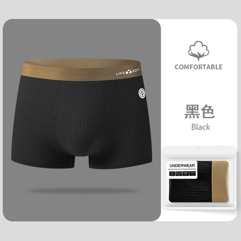 Men's underwear pure cotton class A cotton underwear boys trend breathable cotton youth boxers wholesale dropshipping