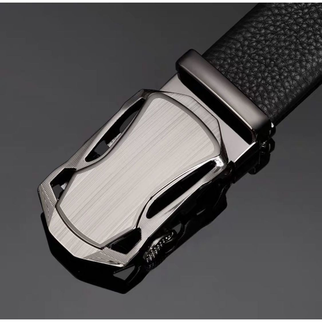 Ceali Kievr Men's Belt Automatic Buckle Kangaroo Belt Pants Belt Douyin Kuaishou Internet Celebrity Live Broadcast Hit