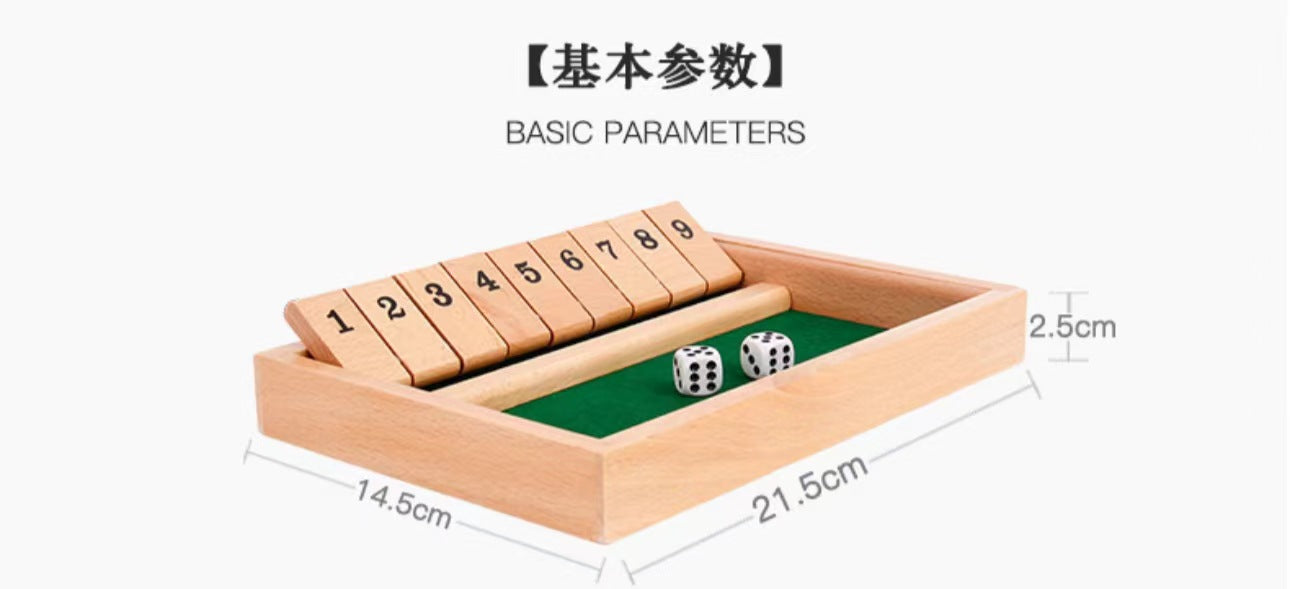 Cross-border children's puzzle board games, teaching aids, building blocks, four-sided numbers, flops, interactive drinking games, stalls, toys wholesale