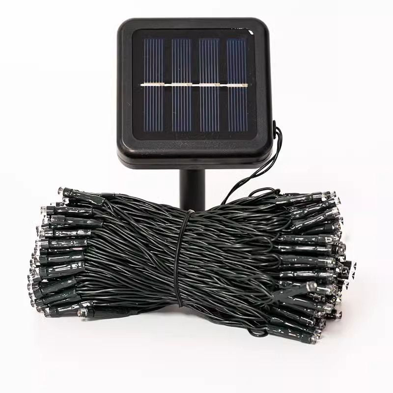 LED remote control solar lights, outdoor strings, wholesale courtyards, outdoor homestays, christmas lights, 8, camping atmosphere lights by eprolo