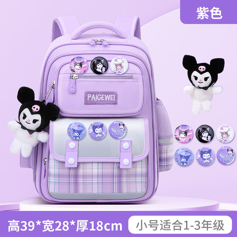 New School Bag Elementary School Girls Large Capacity 123 to 6th Grade Ultra Lightweight Spine Protection Girls Primary School Wholesale by My Store