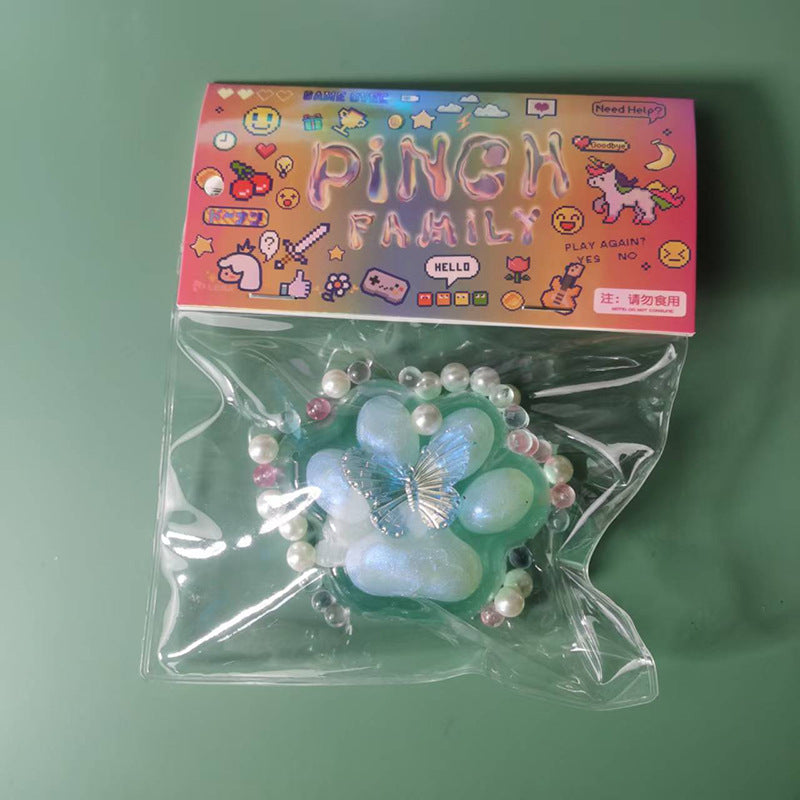 Douyin's explosive high-value cat's claw pinch and feel of the muddy feel decompression, high-end adult toy simulated animal pinching