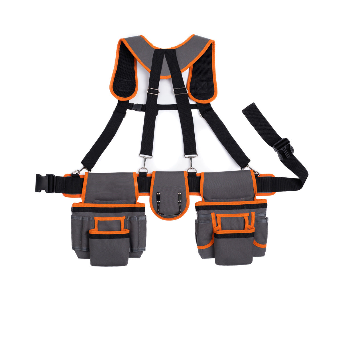 Heavy Duty Multi-Purpose Equipment Electrician's Strap Belt Combination Oxford Sturdy Wearable Shoulder Tool Bag by My Store