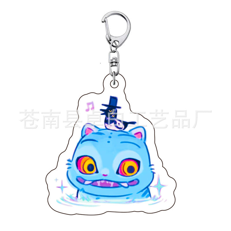 Kpop witch hunt group Rumi Zoe Mira Qin Yu peripheral cute acrylic keychain student school bag pendant