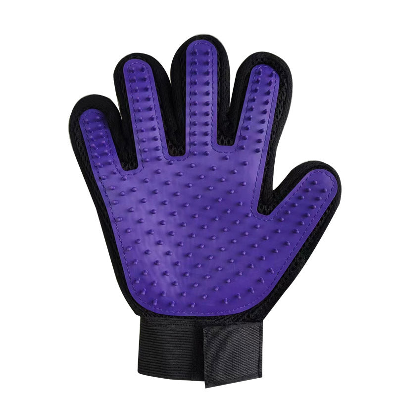 Cat gloves, hair removal artifacts, cat and dog massage, bathing, 5-finger massage gloves, pet cat gloves