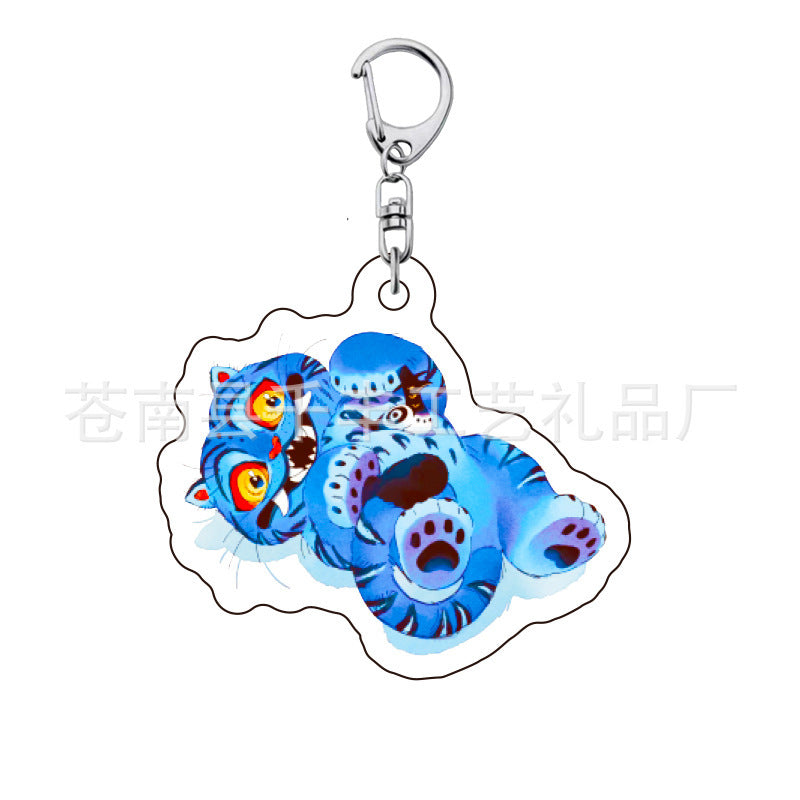 Kpop witch hunt group Rumi Zoe Mira Qin Yu peripheral cute acrylic keychain student school bag pendant
