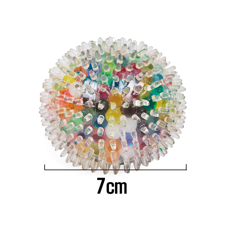 New Creative Stress Relief Vent Ball 7cm Burr Colored Beads Grape Ball Bubble Large Beads Pinching Fun Children's Adult Toys