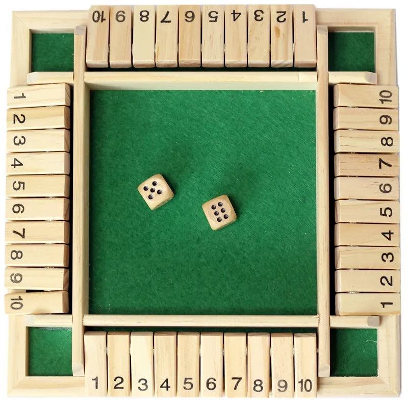 Cross-border children's puzzle board games, teaching aids, building blocks, four-sided numbers, flops, interactive drinking games, stalls, toys wholesale