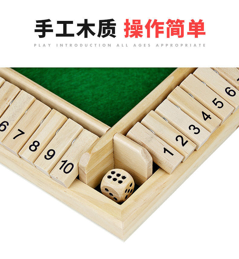 Cross-border children's puzzle board games, teaching aids, building blocks, four-sided numbers, flops, interactive drinking games, stalls, toys wholesale
