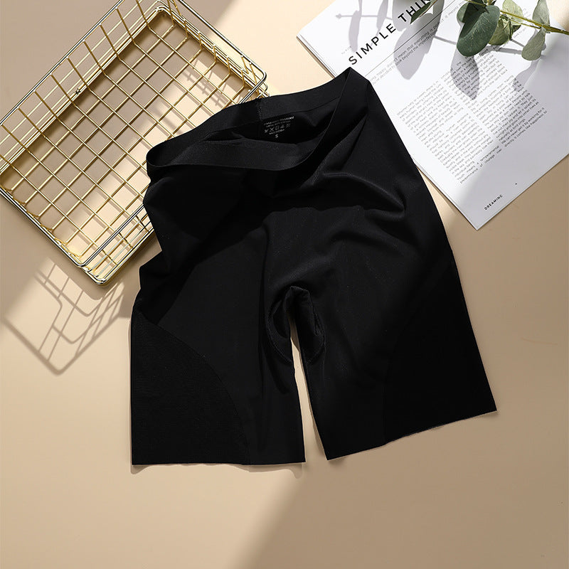 Lace European and American correction body shaping pants women's postpartum waist waist lifting buttocks thin legs flat angle mid-waist no trace thin section abdomen underwear by My Store