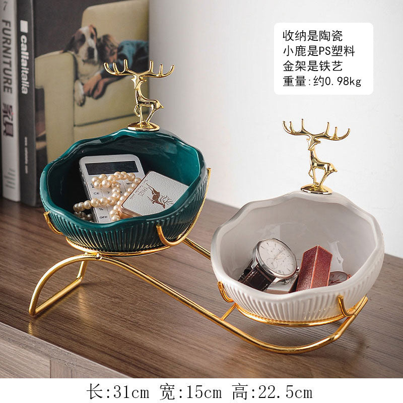 Entrance door, key, sundries, storage ornaments, living room, shoe cabinet, decorations, light luxury handicrafts, housewarming