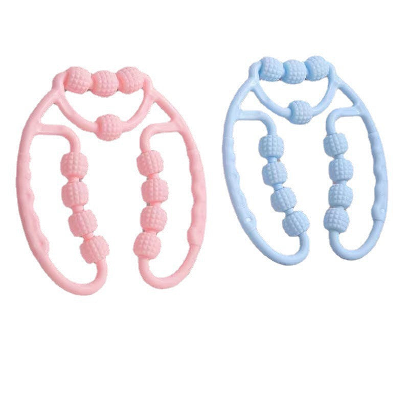 Popular ring clamp calf roller yoga training deep massage leg shaping hot selling portable 12-wheel relaxer by My Store