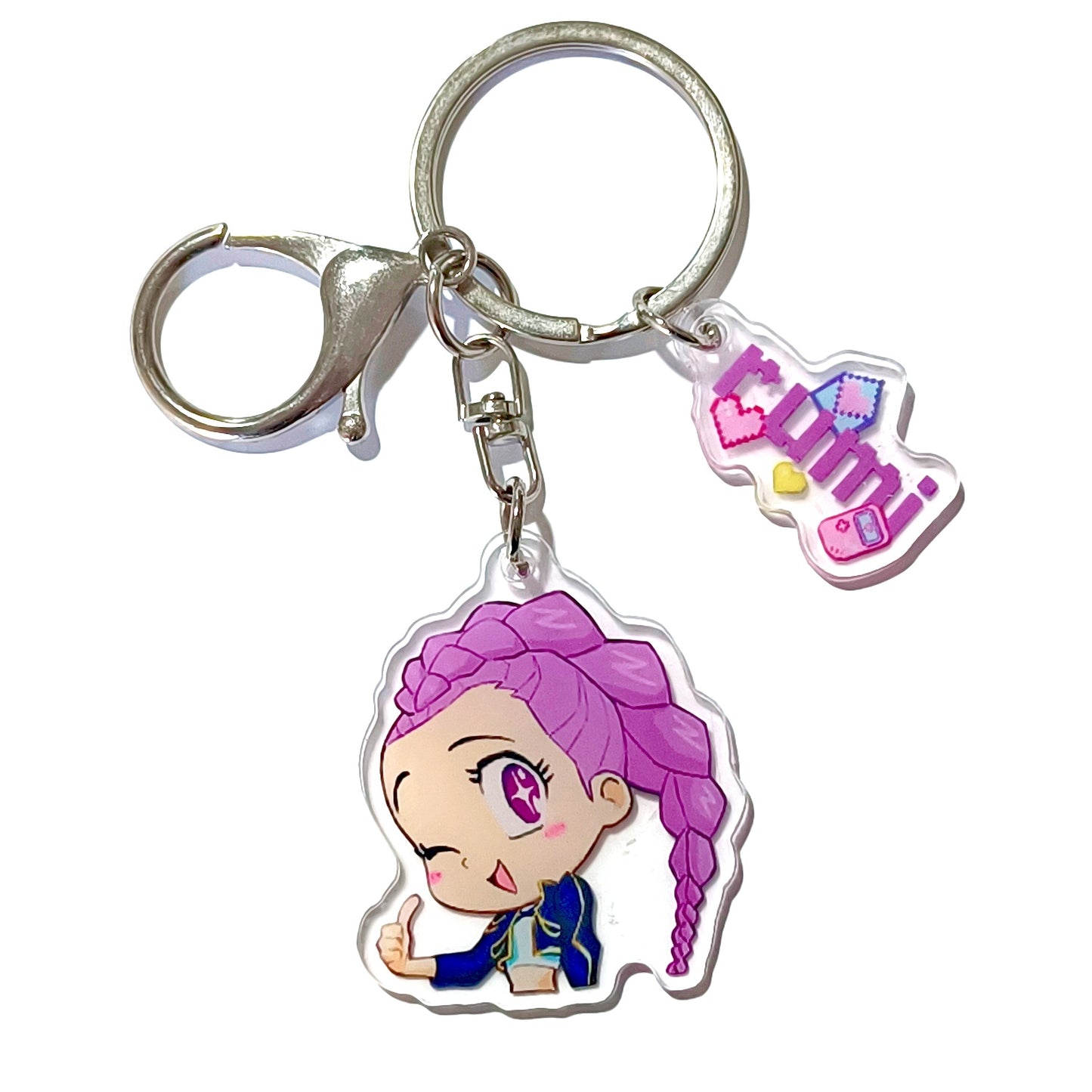 Kpop witch hunt group Rumi Zoe Mira Qin Yu peripheral cute acrylic keychain student school bag pendant