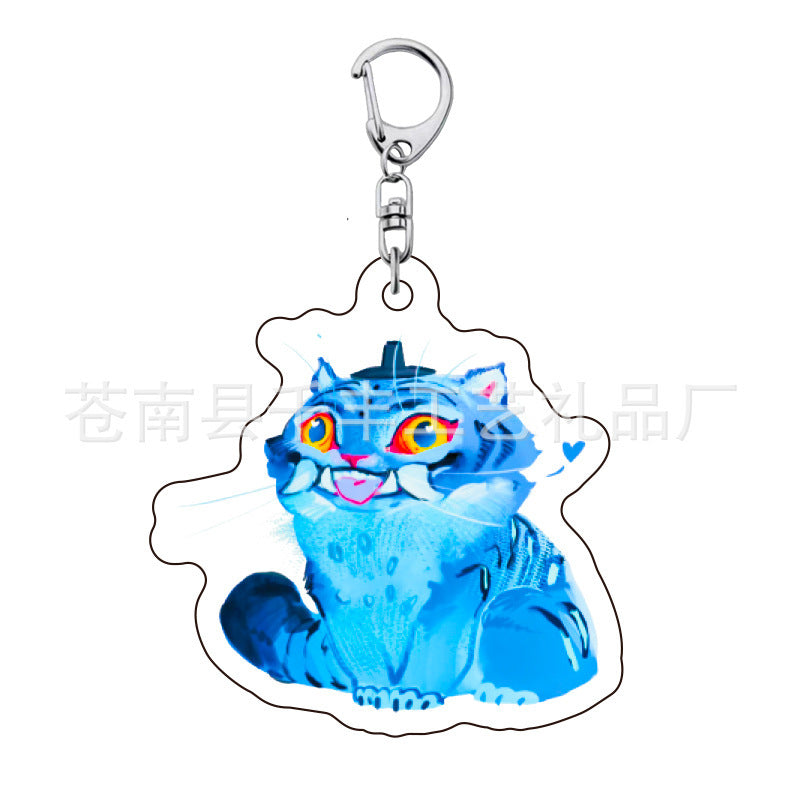 Kpop witch hunt group Rumi Zoe Mira Qin Yu peripheral cute acrylic keychain student school bag pendant