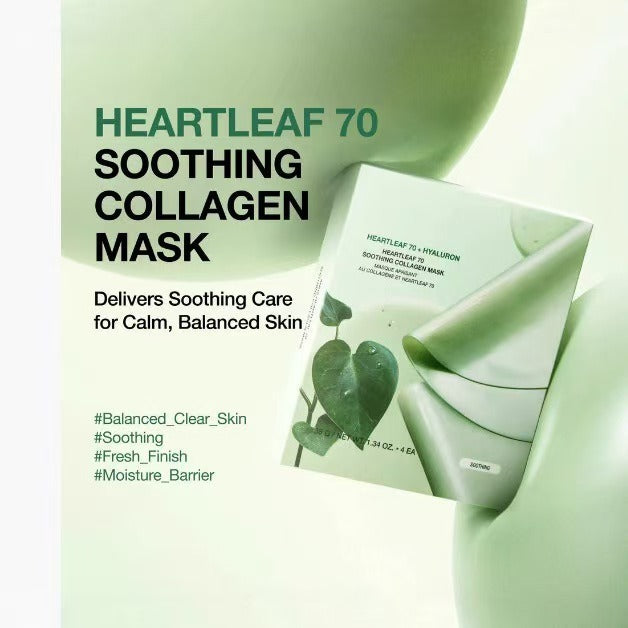 Korean Mask Collagen Mask Heartleaf 70 Soothing Mask Repair