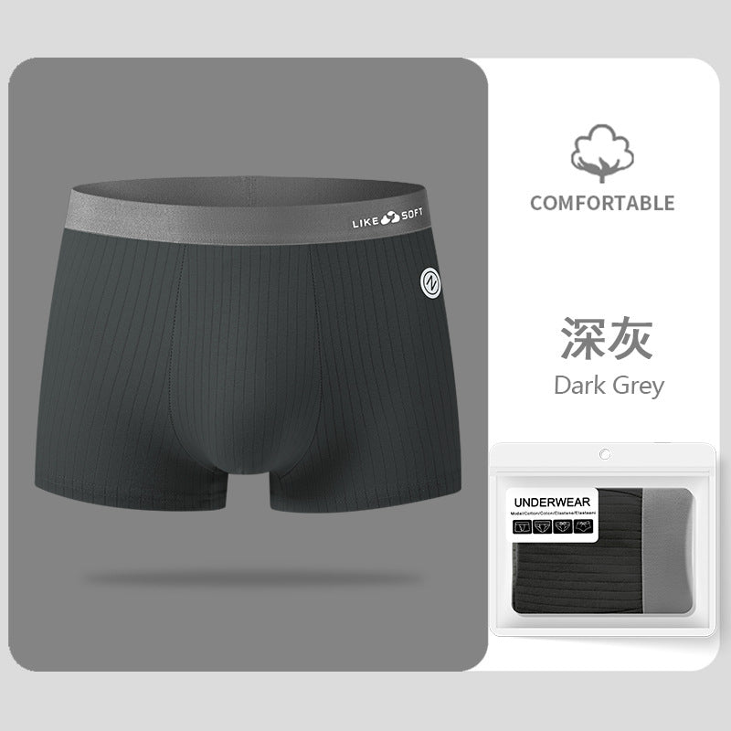 Men's underwear pure cotton class A cotton underwear boys trend breathable cotton youth boxers wholesale dropshipping