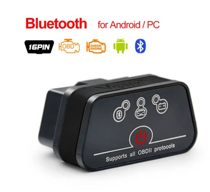 Vgate ICar2 ELM327 bluetooth WIFI OBD2 Bluetooth Car Fault Detector English by My Store