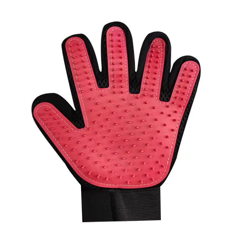 Cat gloves, hair removal artifacts, cat and dog massage, bathing, 5-finger massage gloves, pet cat gloves