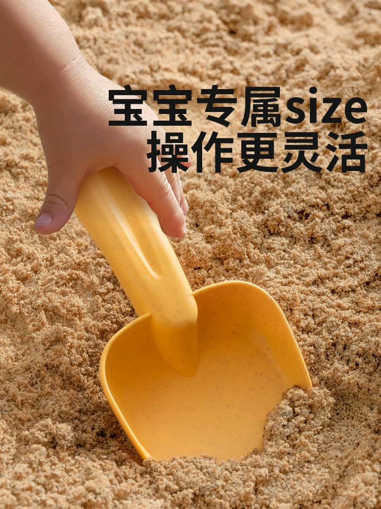 Kids beach toys baby beach play sand digging shovel bucket hourglass digging tool set sand pool cart by My Store
