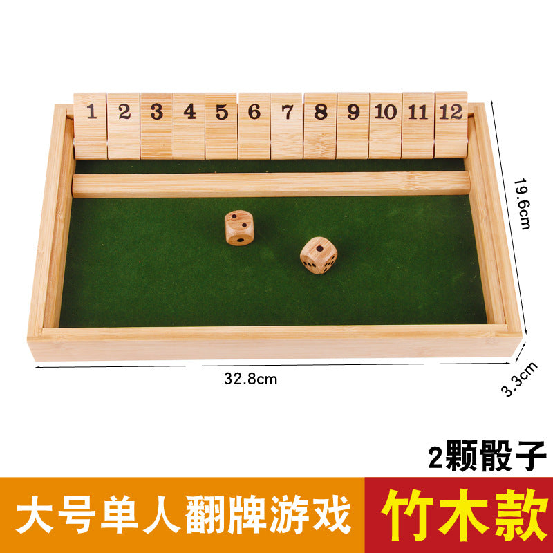 Cross-border children's puzzle board games, teaching aids, building blocks, four-sided numbers, flops, interactive drinking games, stalls, toys wholesale