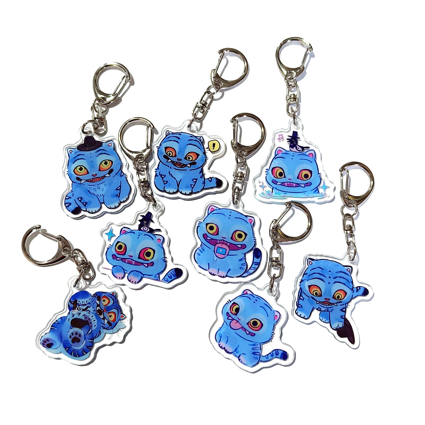 Kpop witch hunt group Rumi Zoe Mira Qin Yu peripheral cute acrylic keychain student school bag pendant
