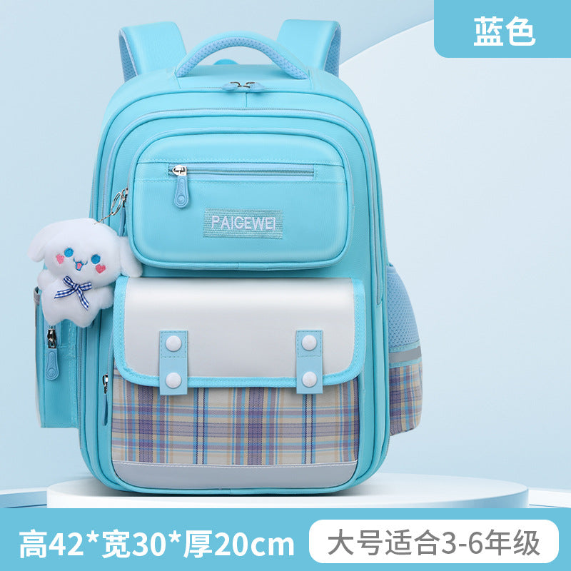 New School Bag Elementary School Girls Large Capacity 123 to 6th Grade Ultra Lightweight Spine Protection Girls Primary School Wholesale by My Store