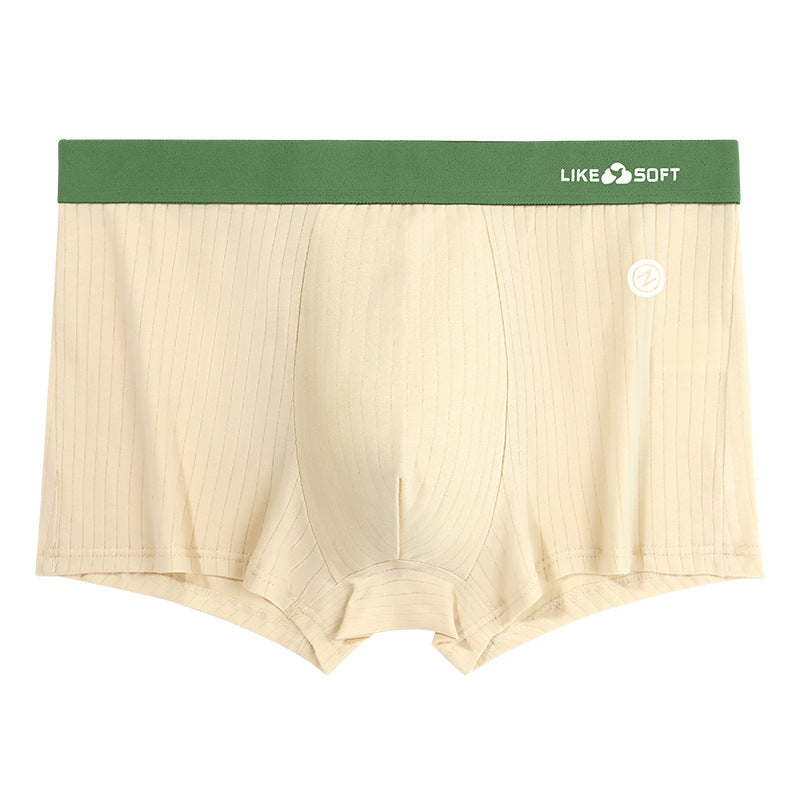 Men's underwear pure cotton class A cotton underwear boys trend breathable cotton youth boxers wholesale dropshipping