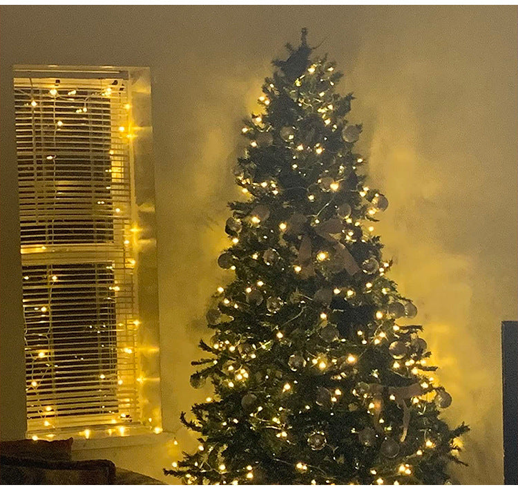 LED remote control solar lights, outdoor strings, wholesale courtyards, outdoor homestays, christmas lights, 8, camping atmosphere lights by eprolo