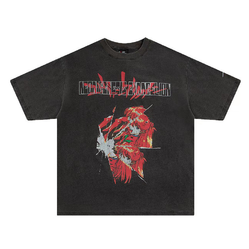 Vintage High Street Loose Short Sleeve T-shirt by My Store