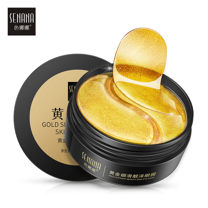Image beauty gold eye mask hydrating and moisturizing around the eyes to improve dark circles and fade fine lines eye mask patches wholesale