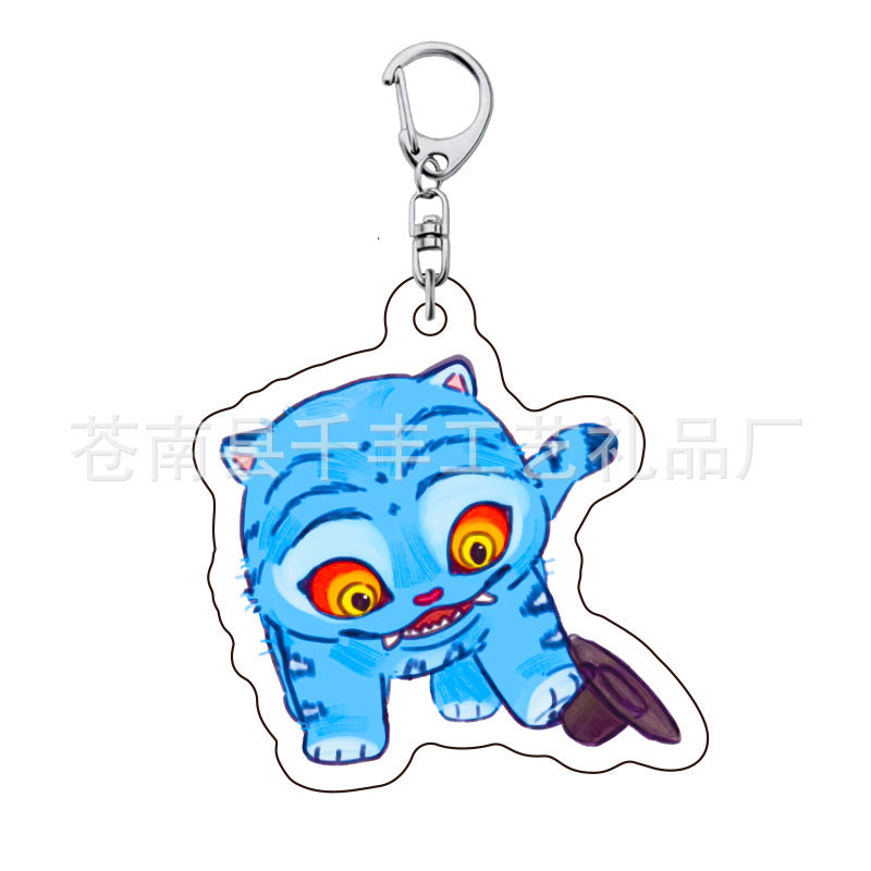 Kpop witch hunt group Rumi Zoe Mira Qin Yu peripheral cute acrylic keychain student school bag pendant