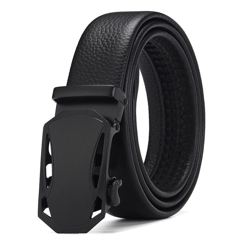 Ceali Kievr Men's Belt Automatic Buckle Kangaroo Belt Pants Belt Douyin Kuaishou Internet Celebrity Live Broadcast Hit