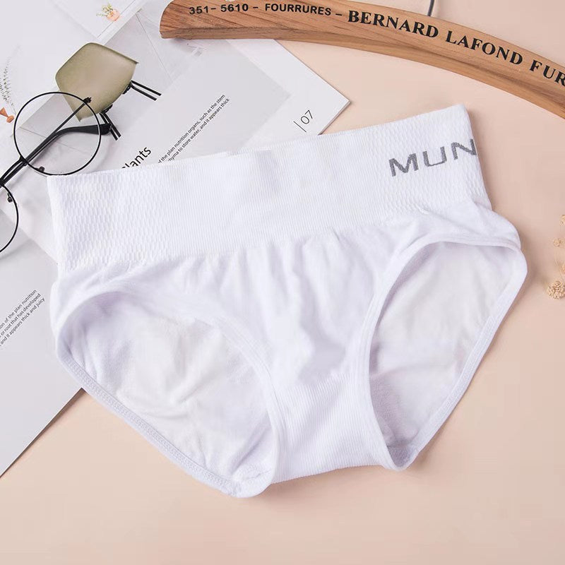 Factory direct sales Japan mun afie mid-rise seamless women's underwear triangle high elastic belly tightening comfortable women's underwear