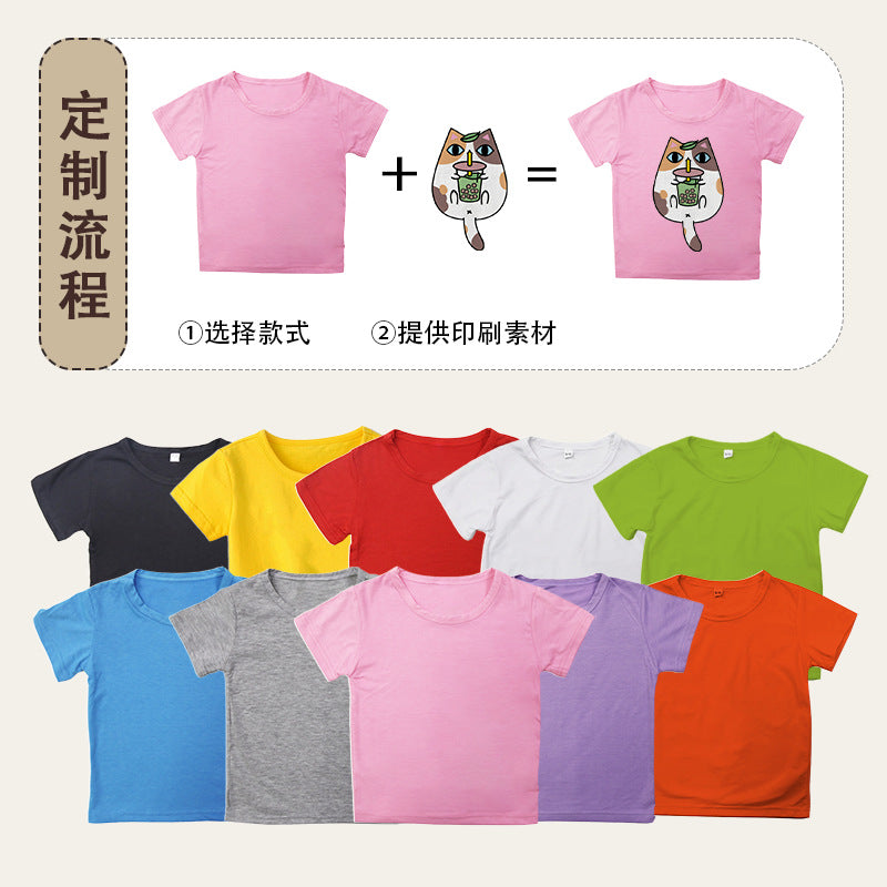 Amazon hit KPop anime cartoon print crew neck short sleeve T-shirt casual loose children's top