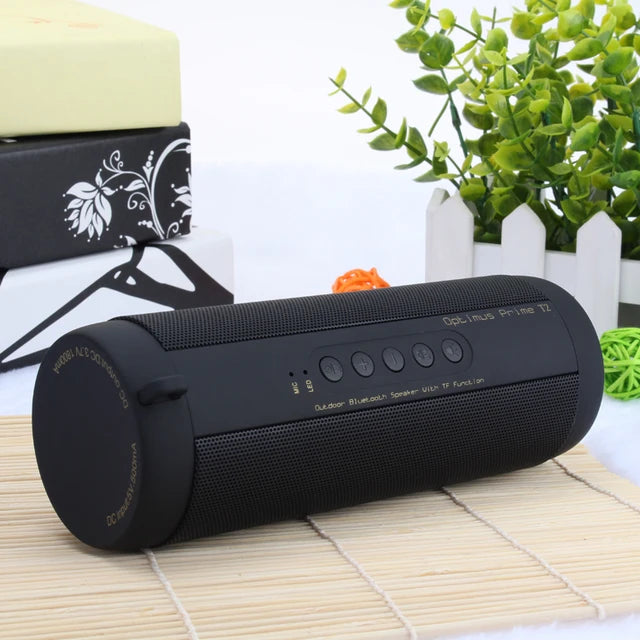 T2 Bluetooth Speaker Waterproof Portable Outdoor Wireless Mini Column Box Speaker Support TF card FM Stereo Hi-Fi Boxes by eprolo