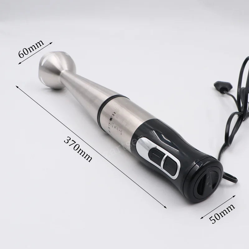 High Power Food Mixer 3Speeds Hand Blender Electric Four-blade Ice Crushing Kitchen Vegetable Fruit Stirring Gift by My Store