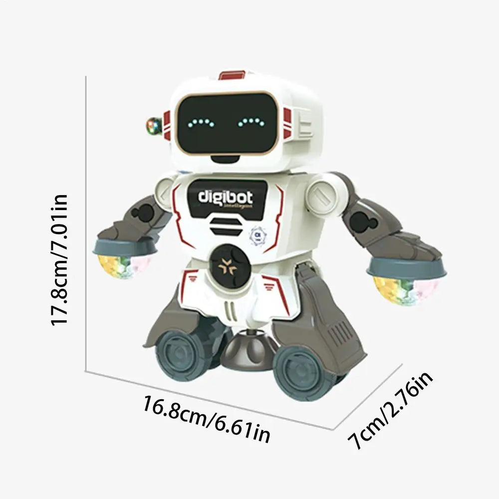 Robot Toys For Kids 360 Spinning Music Dancing Robots With Colorful Lights Toddlers Smart Interactive Electronic Toy Baby by My Store