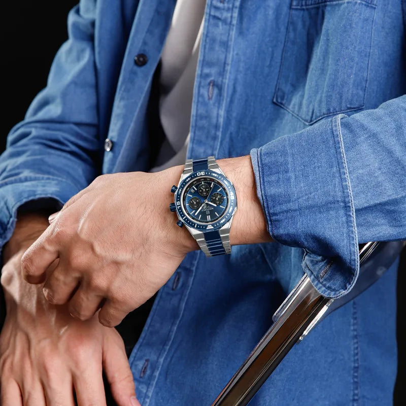 NAVIFORCE Fashion Watch For Men High Quality Luxury Stainless Steel Waterproof Classic Quartz Wristwatches Male Big Face Clock by My Store