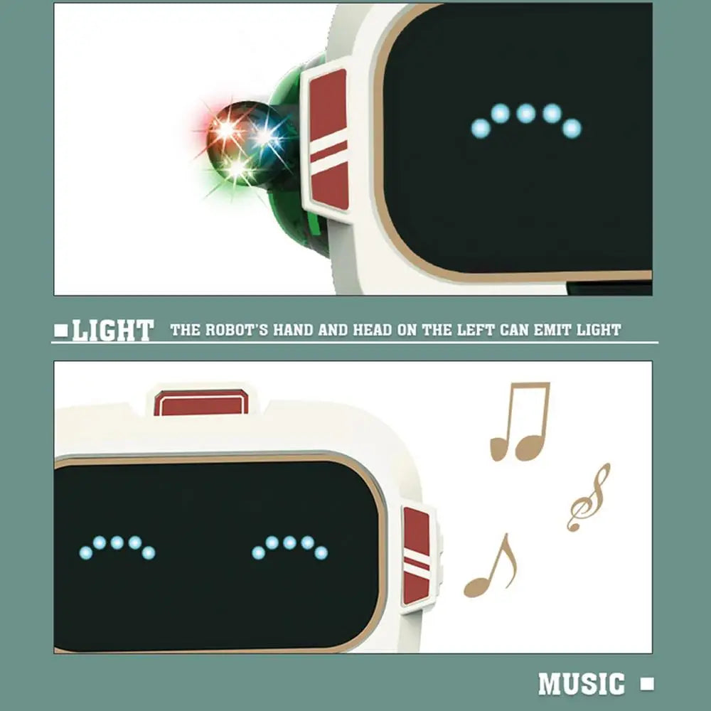 Robot Toys For Kids 360 Spinning Music Dancing Robots With Colorful Lights Toddlers Smart Interactive Electronic Toy Baby by My Store